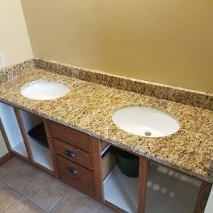 Yellow River Granite slab for kitchen countertop